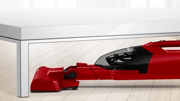 Vacuum cleaner Bosch BBHF214R, Series 2, stick, cordless, red