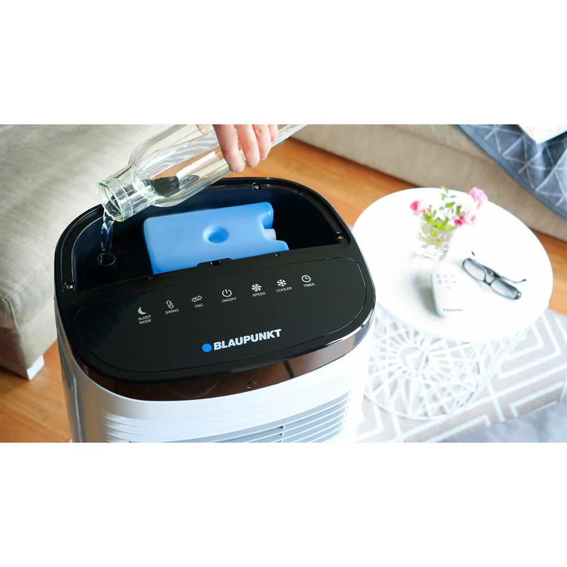 Air cooler Blaupunkt ACF601, 4 speeds, 120 W, noise level 45 dB, 9 kg