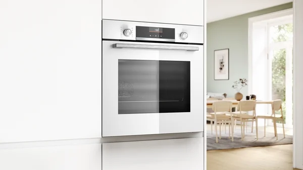 Фурна Bosch HBG536EW4, за вграждане, серия 6, 60 х 60 cm, бяла