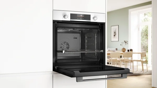 Фурна Bosch HBG536EW4, за вграждане, серия 6, 60 х 60 cm, бяла