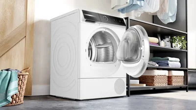 Сушилня Bosch WQB246CNBY, с термопомпа, серия 8, 9 kg
