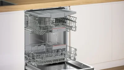 Съдомиялна машина Bosch SMH4HVX14E, за вграждане, серия 4, за 14 комплекта, 60 cm