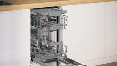 Съдомиялна машина Bosch SPV6EMX03E, за вграждане, серия 6, за 10 комплекта, 45 cm