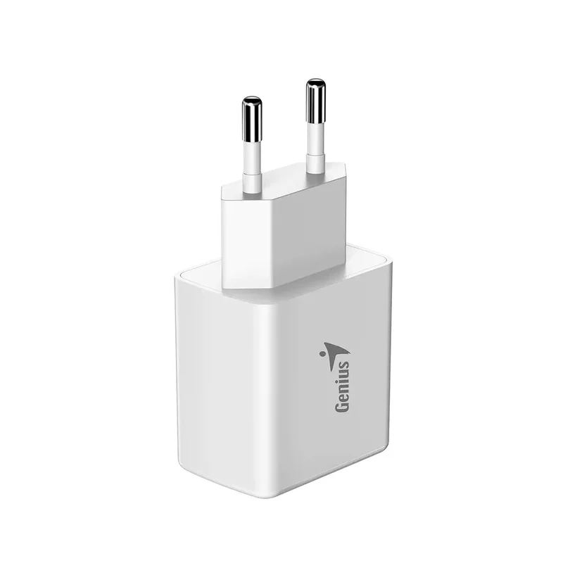 Charger Genius PD-20AC, USB Type-C + USB Type-A, 20 W, white