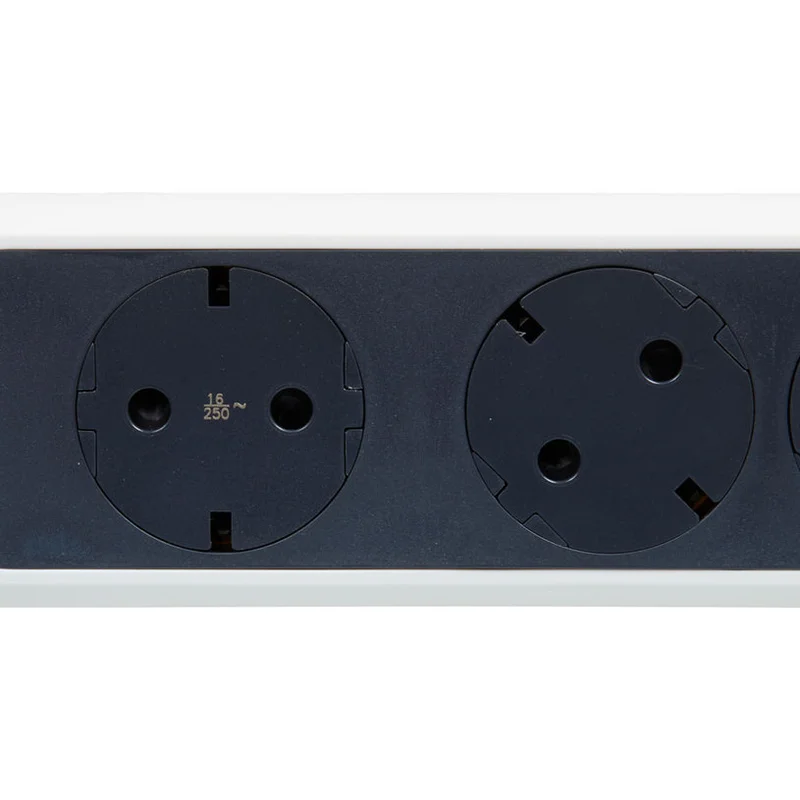 Power strip Legrand Premium, 3 sockets, 3 m cable, maximum current 16 A, 3680 W, gray-white