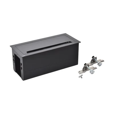 Furniture box Legrand Incara, empty module, 295 x 130 mm, black