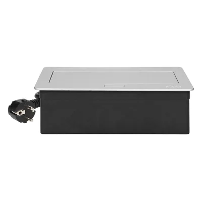 Furniture box Orno, for installation, 3xM45, gray