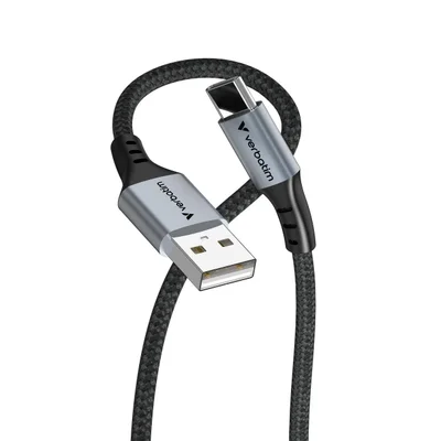 Cable Verbatim Sync & Charge, USB Type-A to USB Type-C, 18 W, 120 cm