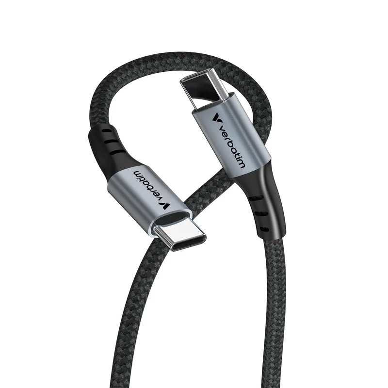 Cable Verbatim Sync & Charge, USB Type-C to USB Type-C, 100 W, 120 cm, USB Type-A