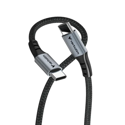 Cable Verbatim Sync & Charge, USB Type-C to USB Type-C, 100 W, 120 cm, USB Type-A