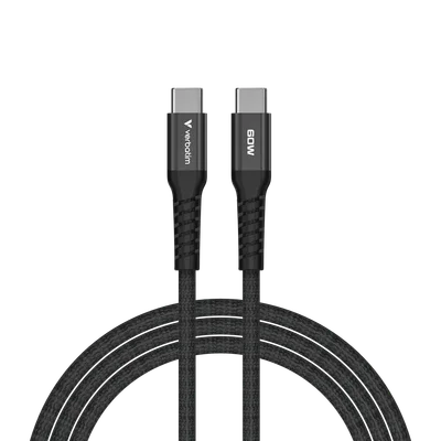 Cable Verbatim Sync & Charge, magnetic, USB Type-C to USB Type-C, 60 W, 120 cm, black