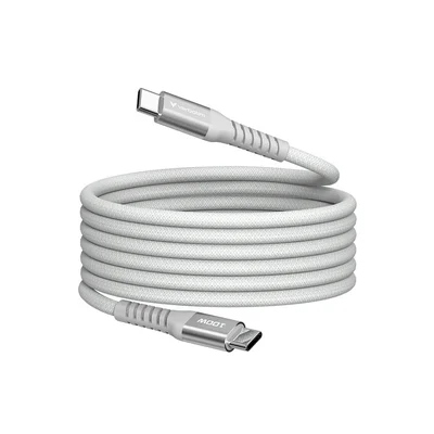 Кабел Verbatim Sync&Charge, магнитен, USB Type-C, 100 W, 120 cm, сив