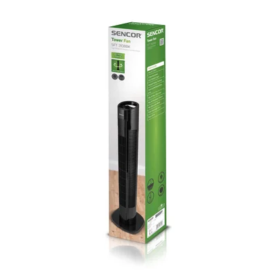 Fan Sencor SFT 3108BK, column, 50 W
