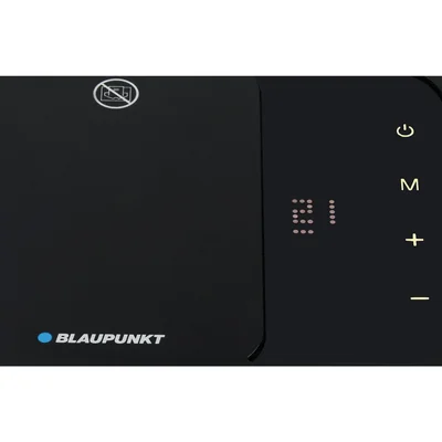 Fan stove Blaupunkt FHD401, 22 m2, 2000 W, black