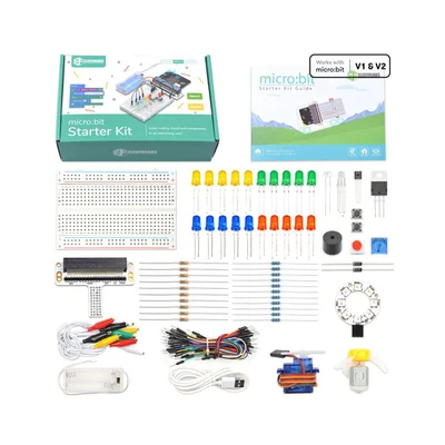 Basic kit Elecfreaks EF08180, with Micro:Bit board, batteries AAA