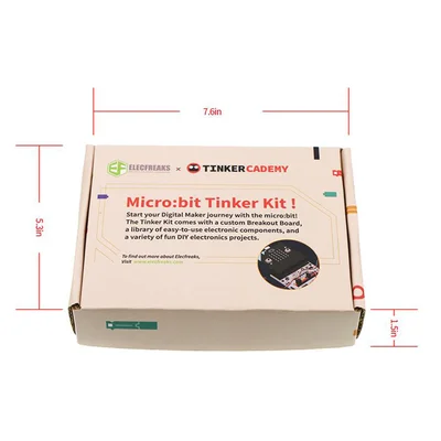 Kit Elecfreaks EF08183, 32 parts, with Micro:Bit board, batteries Li-Polymer