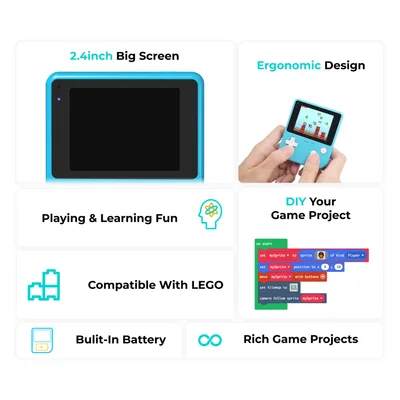 Конзола Elecfreaks EF08247, ретро, Microsoft Makecode