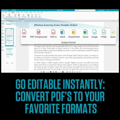 Софтуерен лиценз Readiris PDF Essential, безсрочен, за 1 потребител