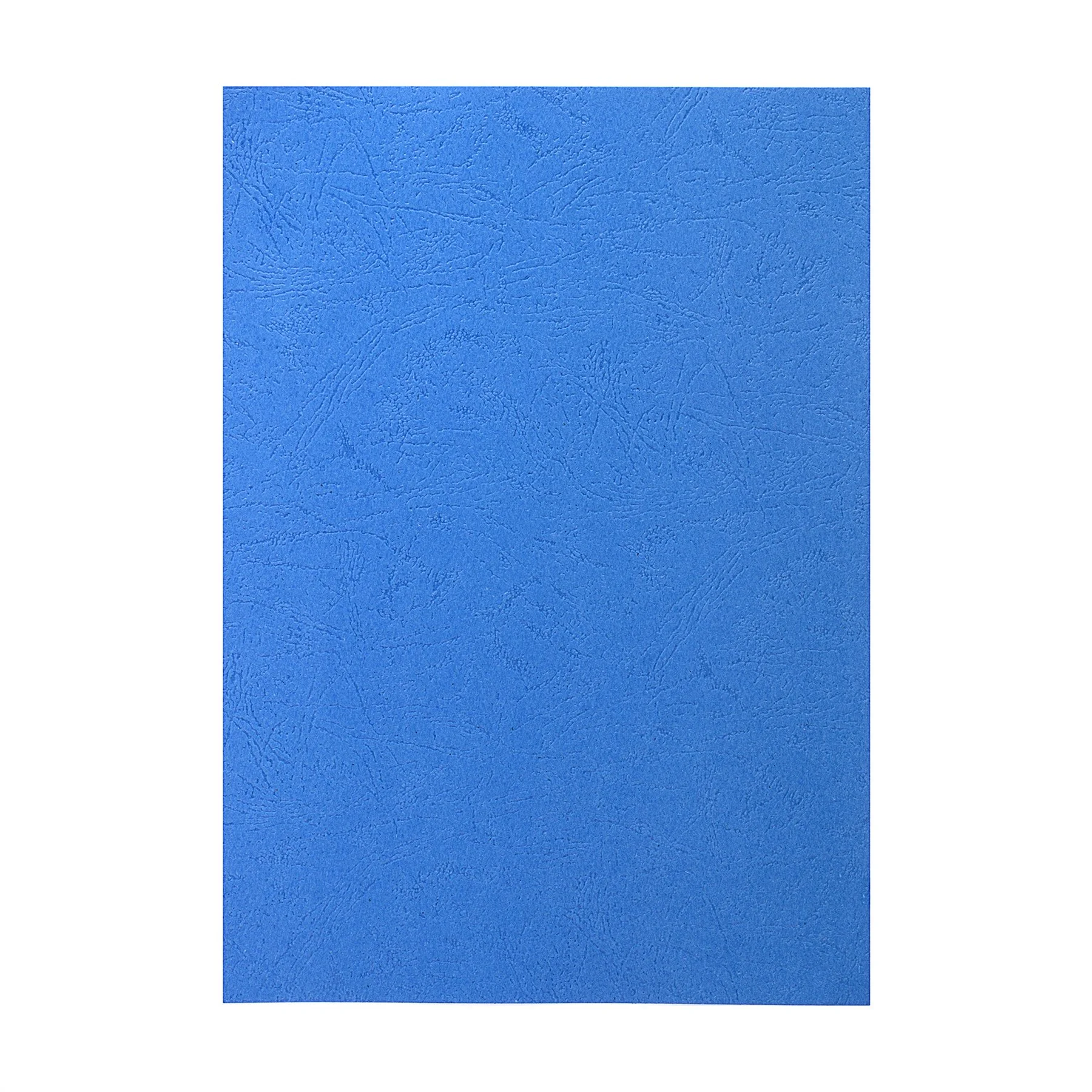 Top Office Binding cover, cardboard, A4, leather pattern, 210 g/m2, blue, 10 pieces