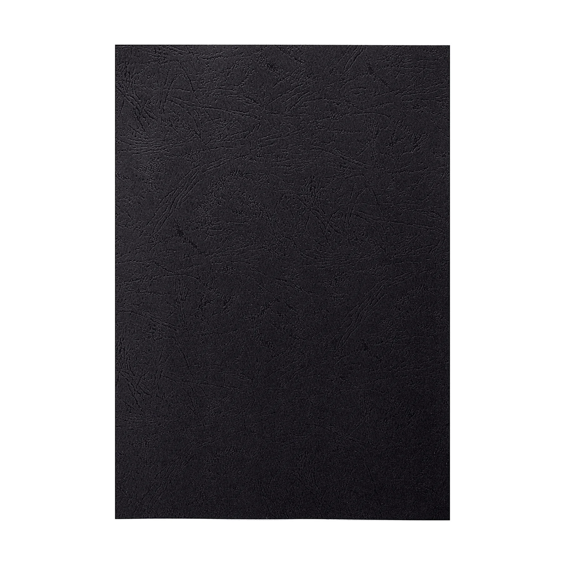 Top Office Binding cover, cardboard, A3, leather design, 210 g/m2, black, 100 pcs