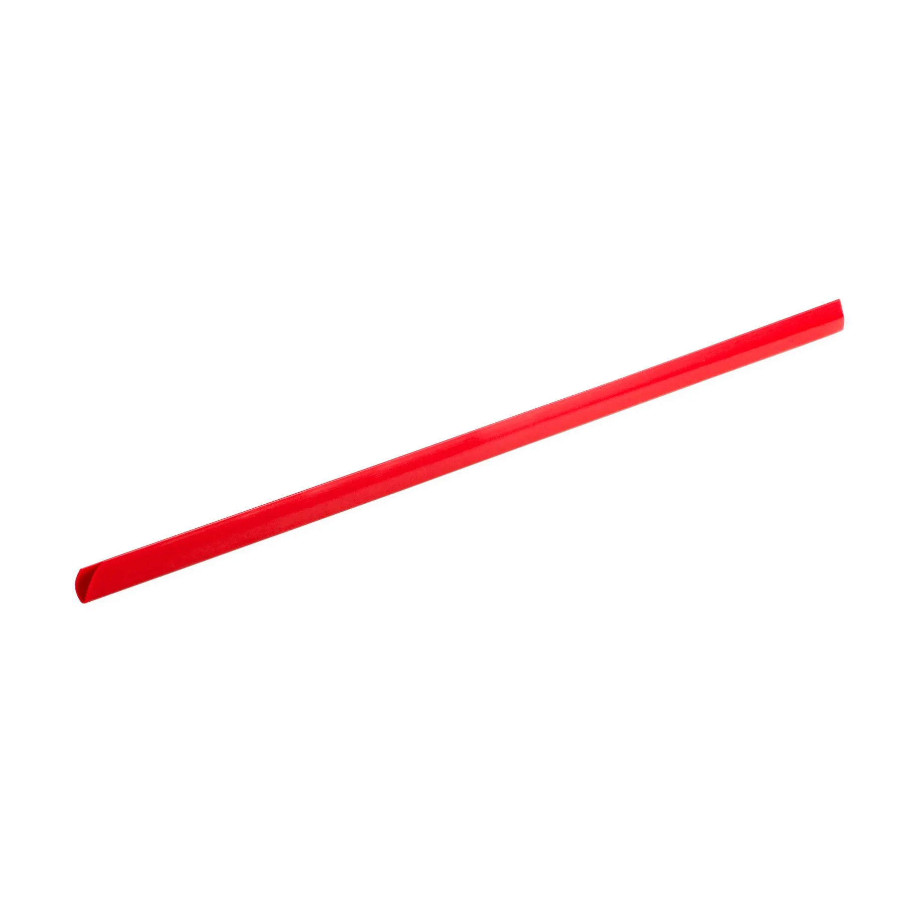 Top Office Binding Strips, 6 mm, red, 10 pcs