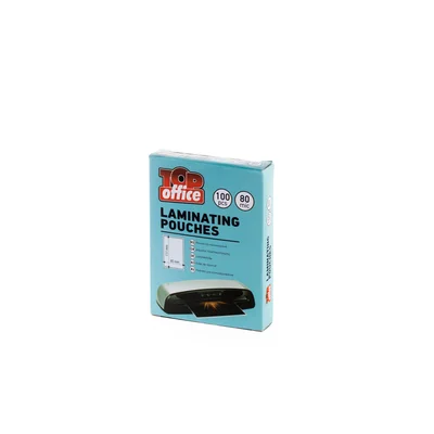 Top Office Laminating pouches, 80 x 111 mm, 80 ?m, 100 pieces