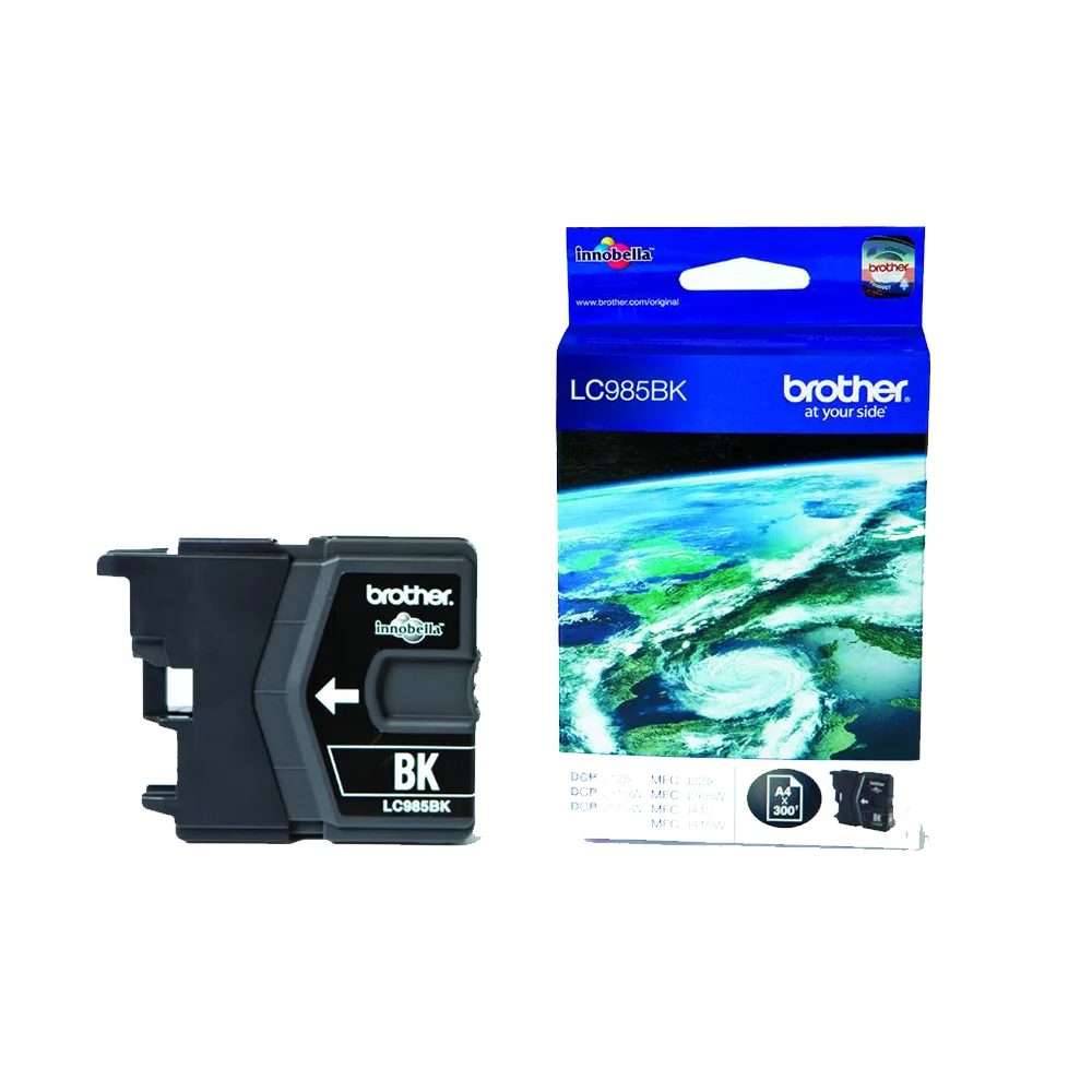 Original cartridge Brother LC985, 300 pages/5%, Black