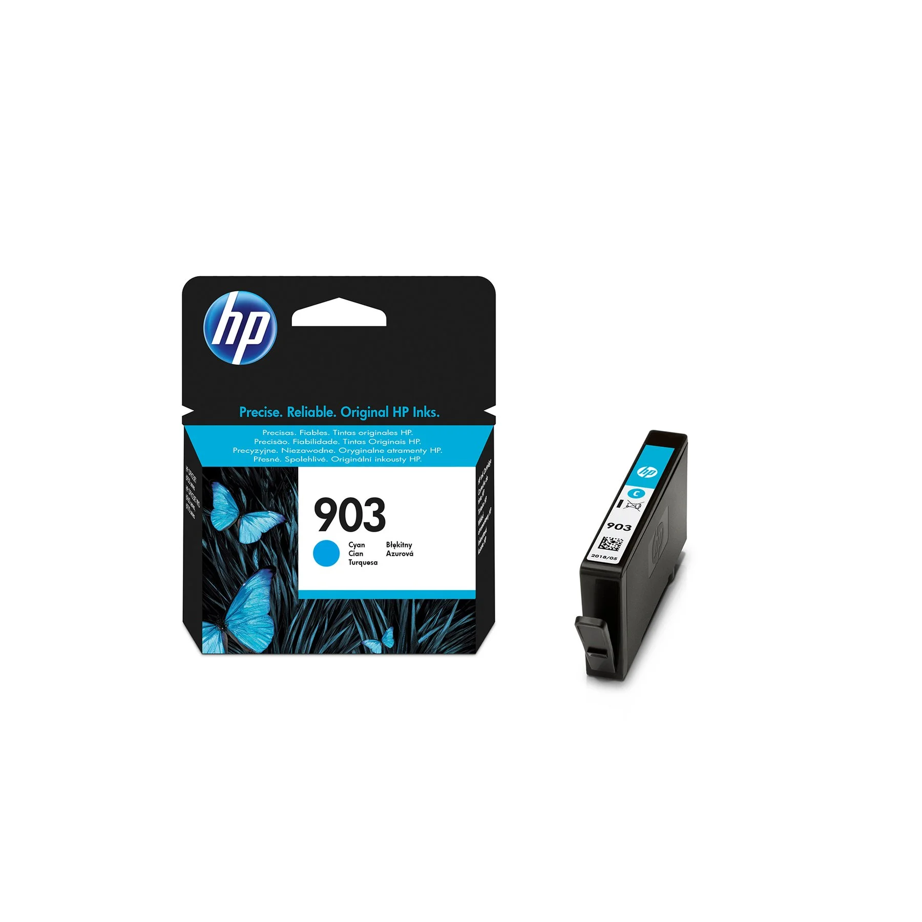 HP Cartridge No.903, T6L87AE, 315 pages/5%, Cyan