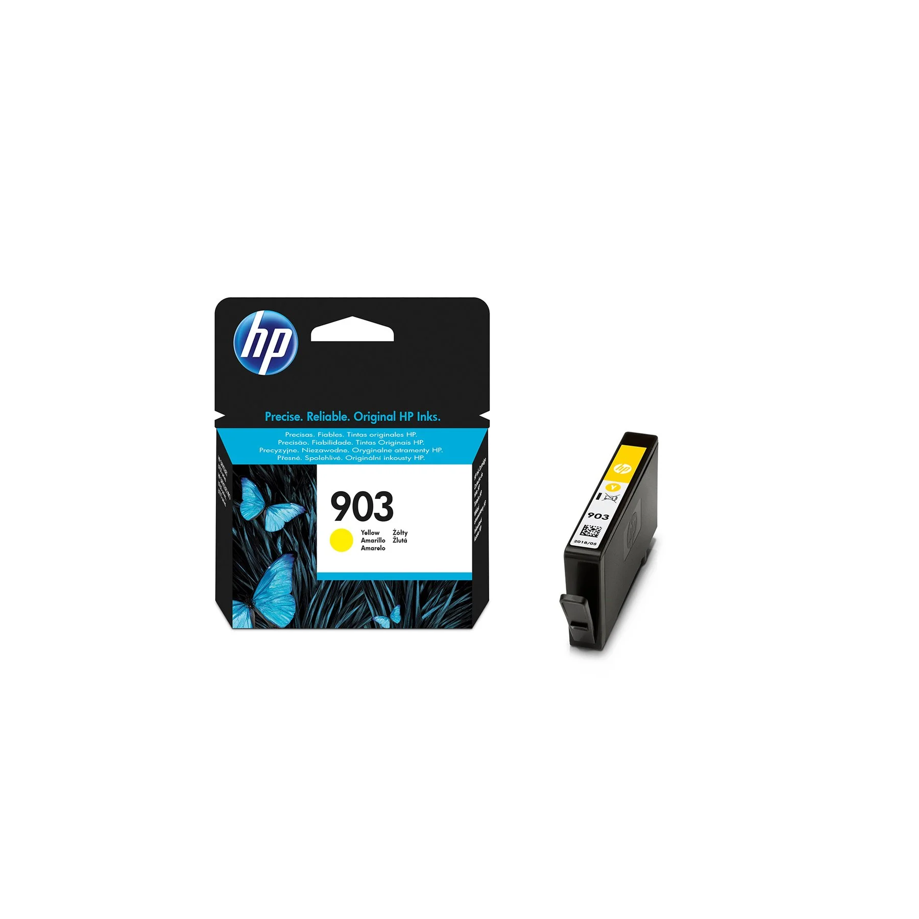 HP Cartridge No.903, T6L95AE, 315 pages/5%, Yellow