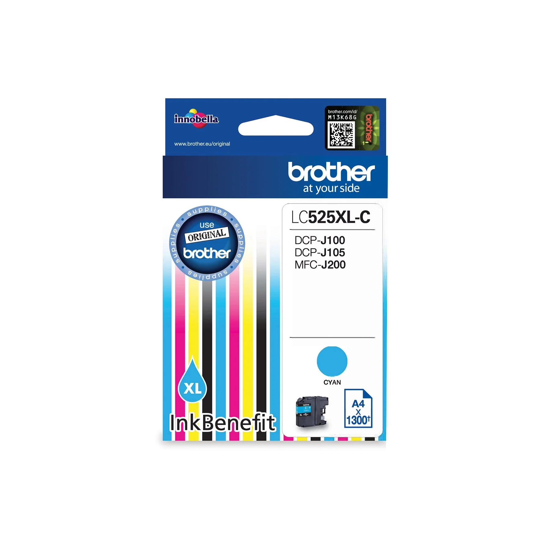 Brother Cartridge LC525XL Cyan, 1 300 pages/5%