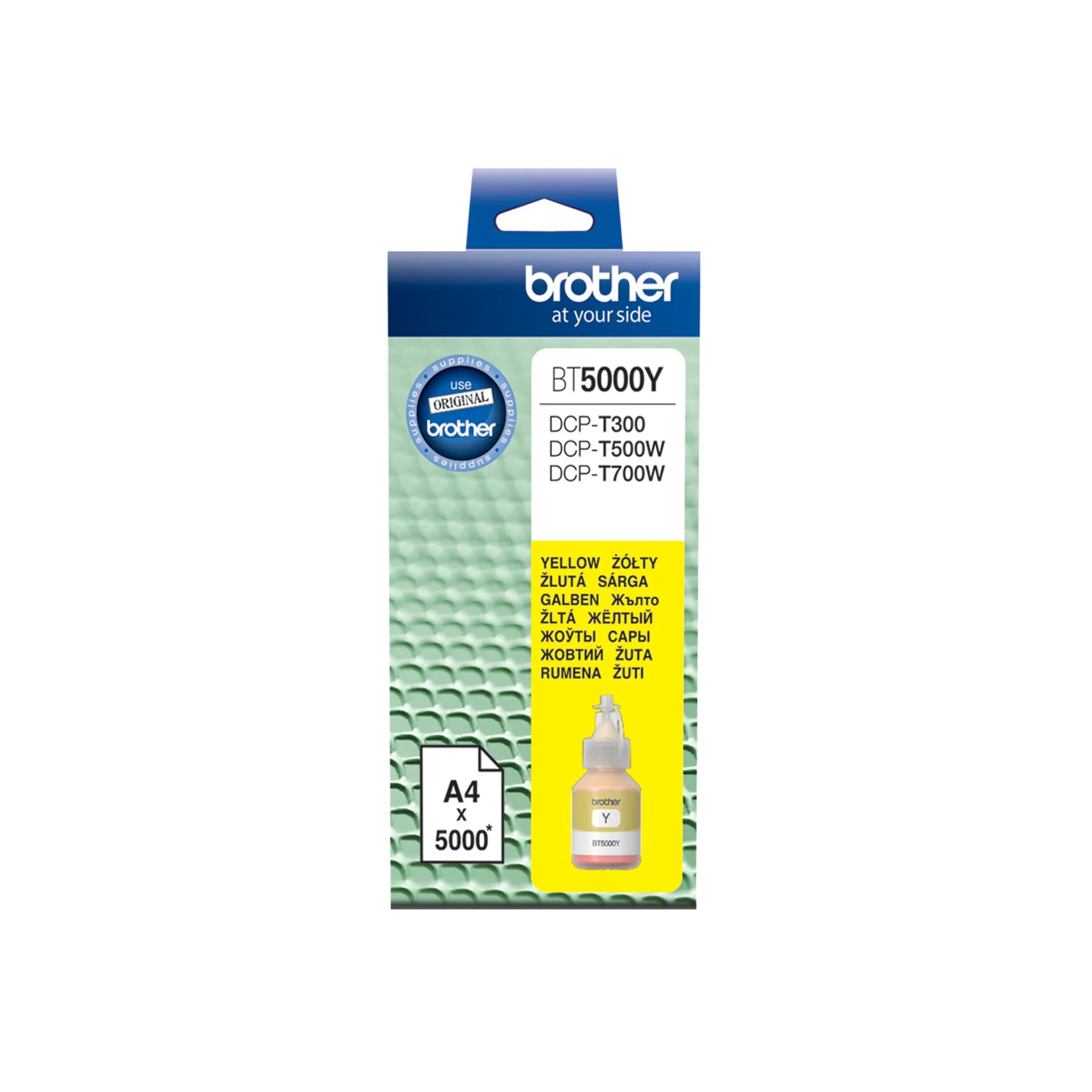Brother Ink BT-5000 Yellow, 5000 pages/5%