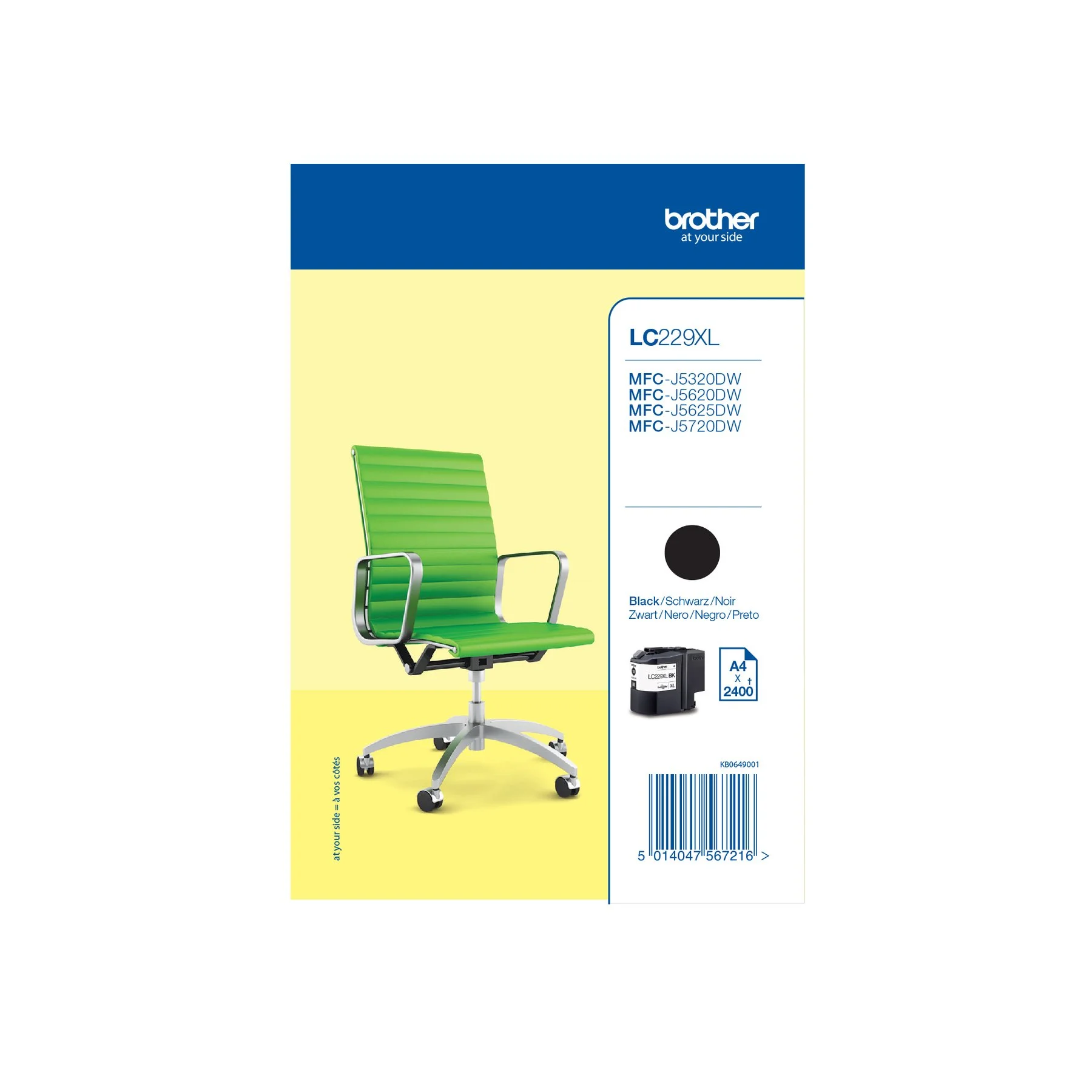 Brother Cartridge LC229XL Black, 2400 pages/5%