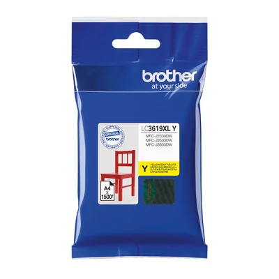 Brother Cartridge LC3619XL Yellow, 1500 pages/5%
