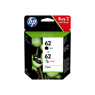 HP Cartridge N9J71AE, No62, Black + Color