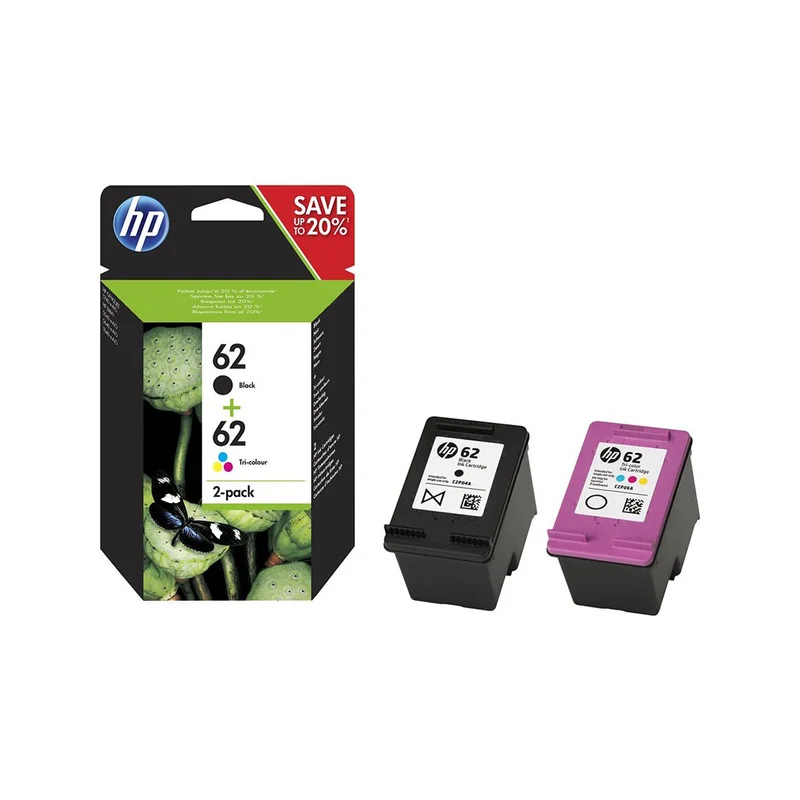 HP Cartridge N9J71AE, No62, Black + Color