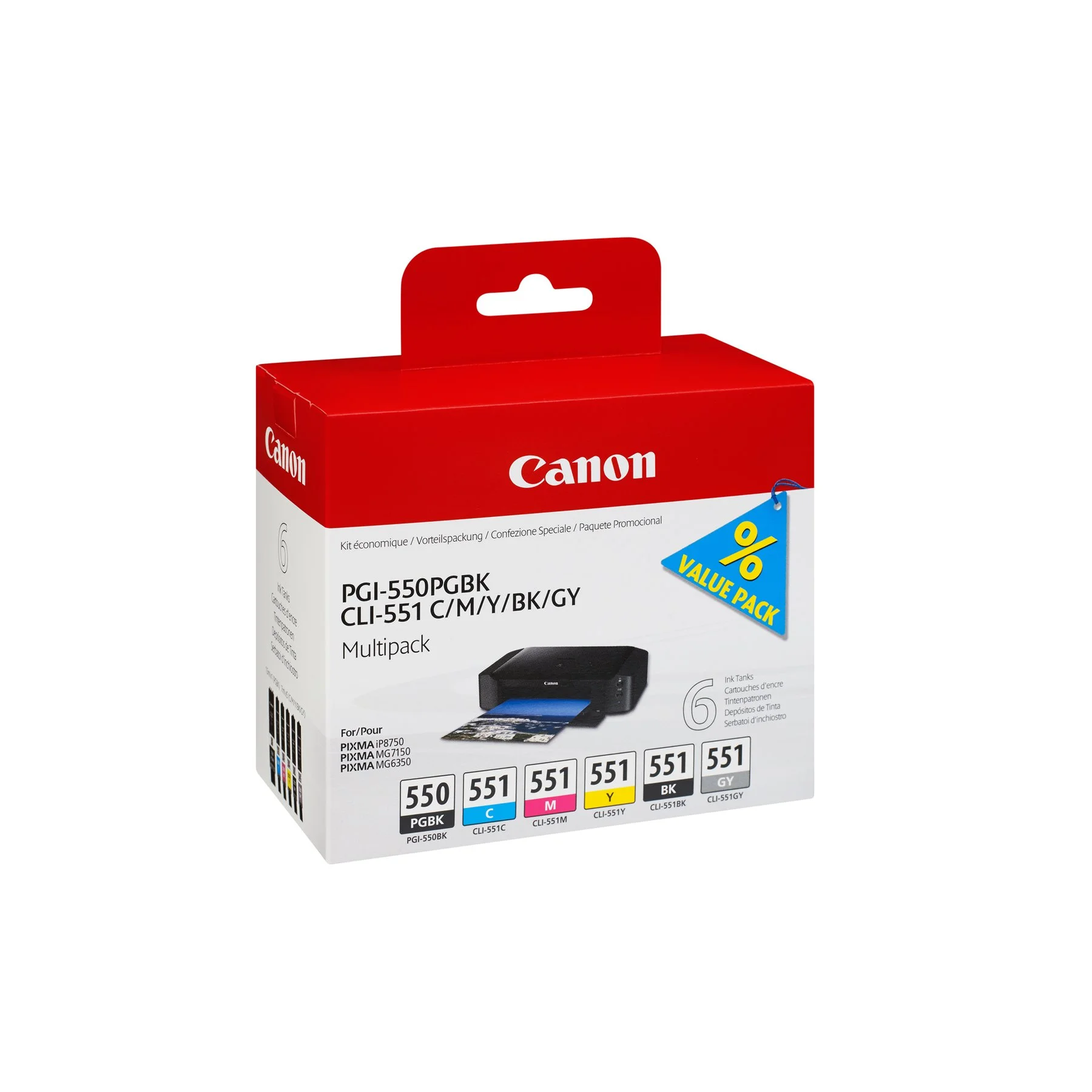 Canon Cartridge CLI-551, Cyan
