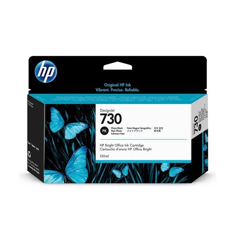 HP Cartridge P2V67A, No730, 130 ml, Photo Black