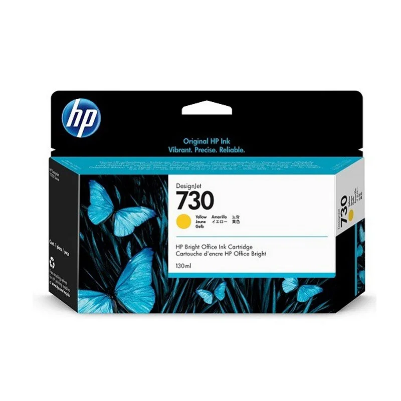 HP Cartridge P2V64A, No730, 130 ml, Yellow