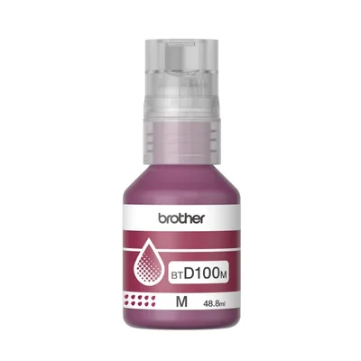 Original ink bottle Brother BT-D100M, 5000 pages at 5% coverage, Magenta