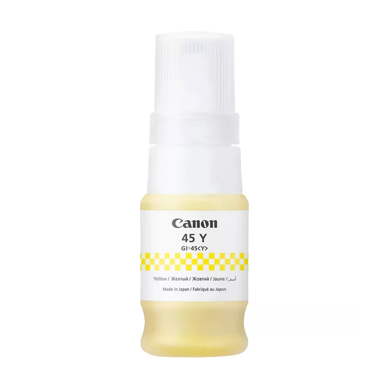 Оригинално мастило за принтер Canon GI-45Y, GX1040/2040, 3000 страници/5%, Yellow