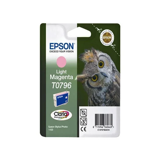 Epson Cartridge C13T0796, Light Magenta