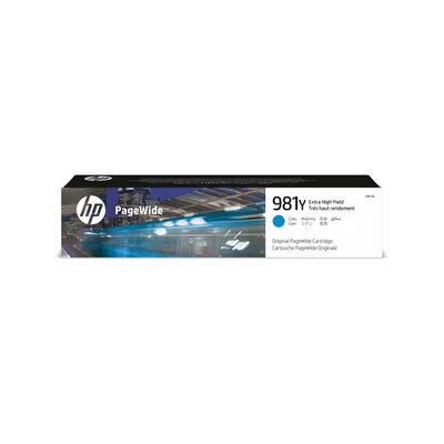 HP Cartridge L0R13A, 981Y, 16,000 pages/5%, Cyan