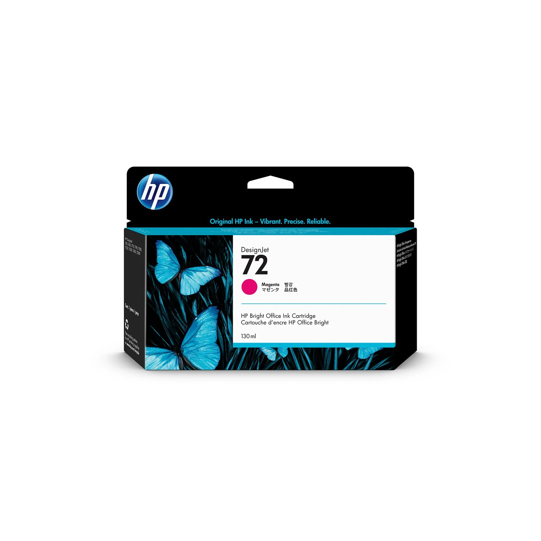 HP Cartridge No.72, C9372A, 130 ml, Magenta