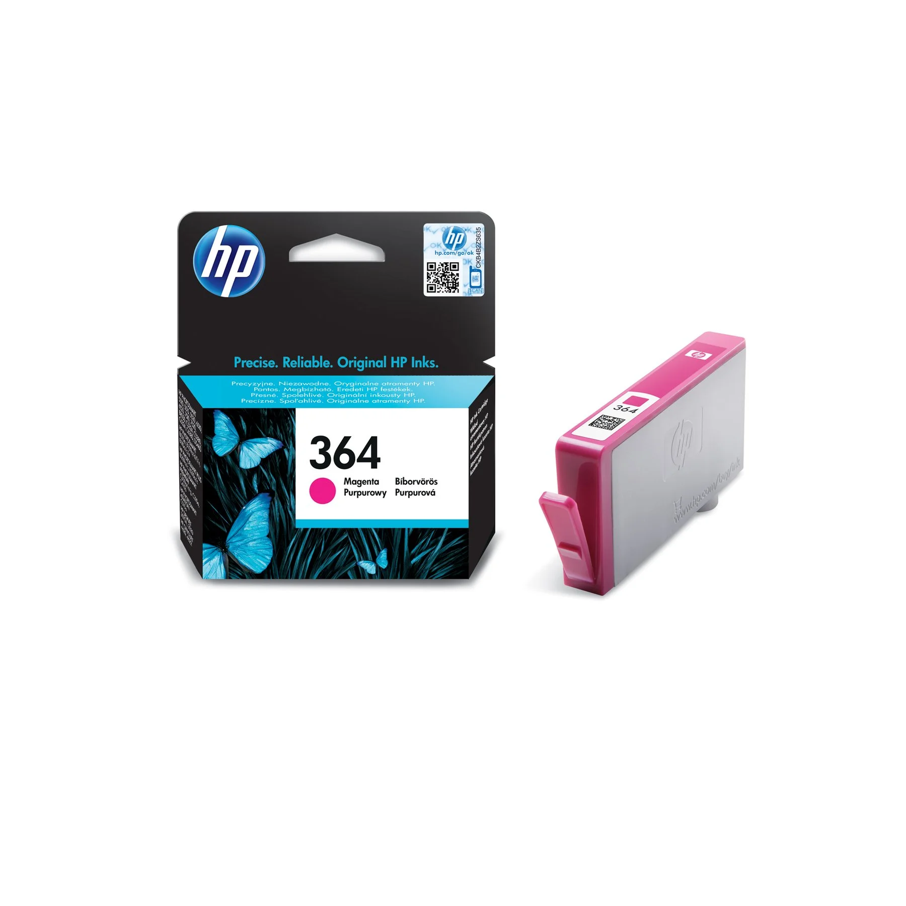 HP Cartridge CB319EE, NO364, Magenta