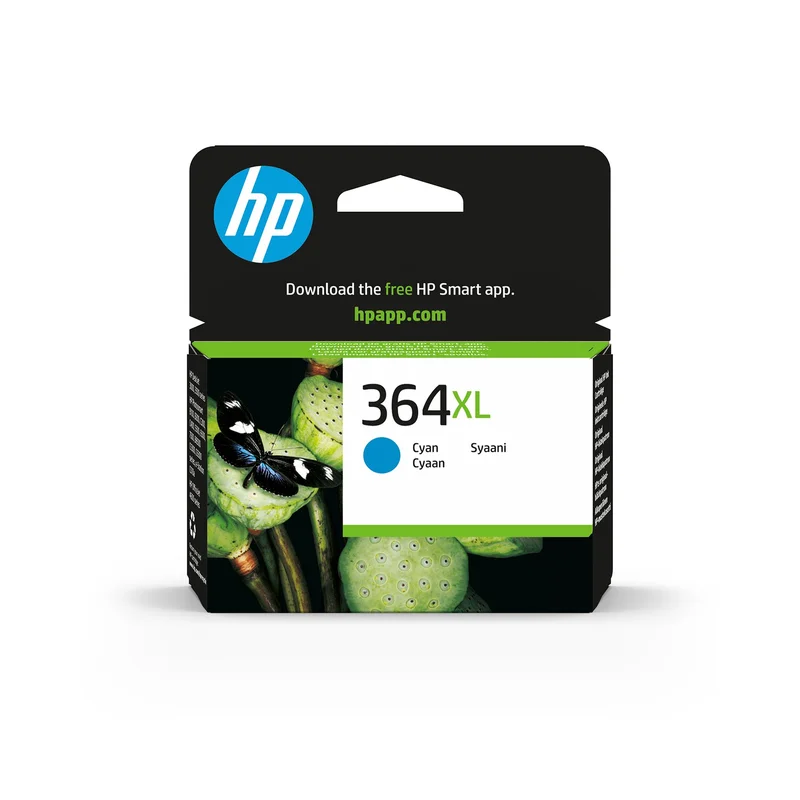 HP Cartridge CB323EE, NO364XL, Cyan