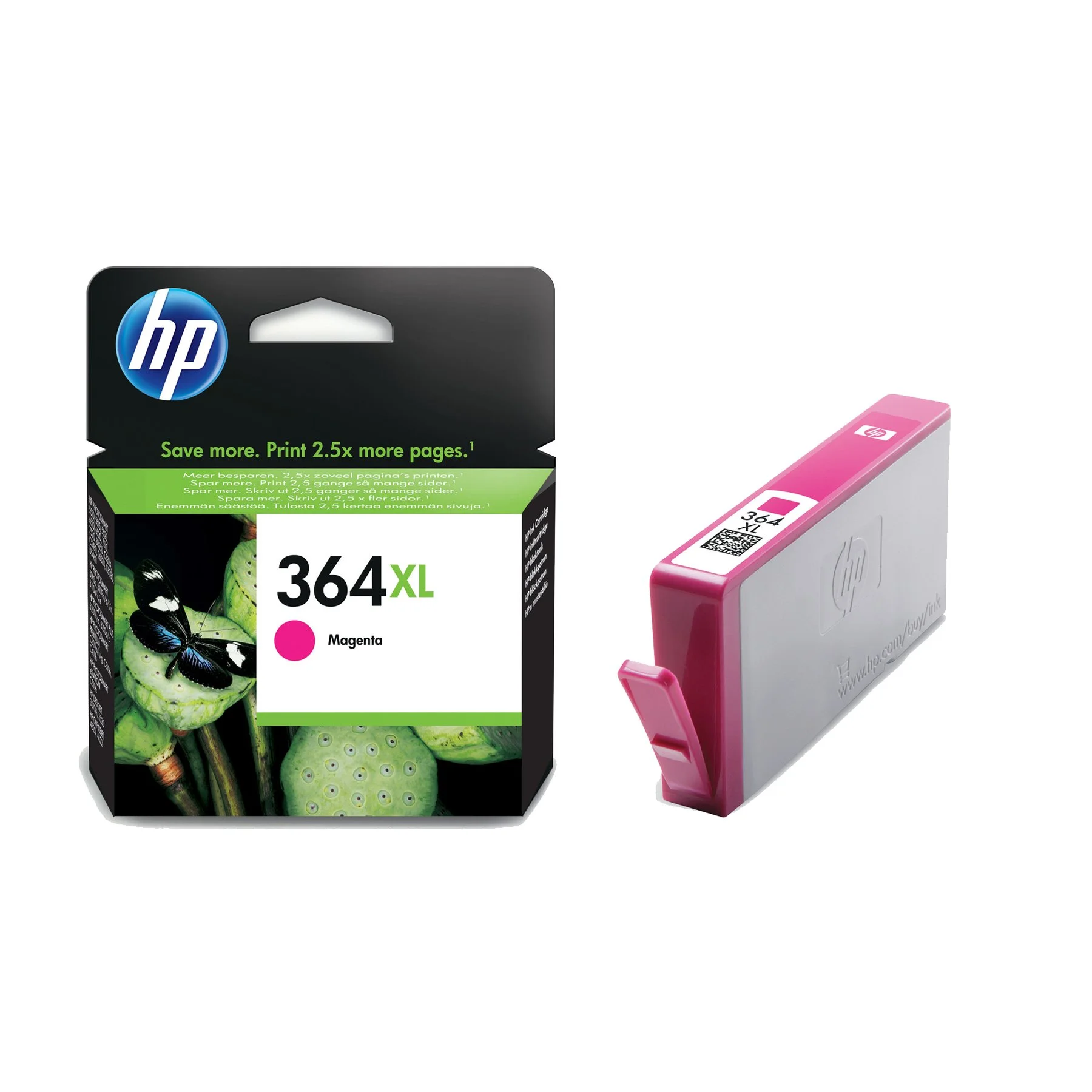 HP Cartridge CB324EE, NO364XL, Magenta