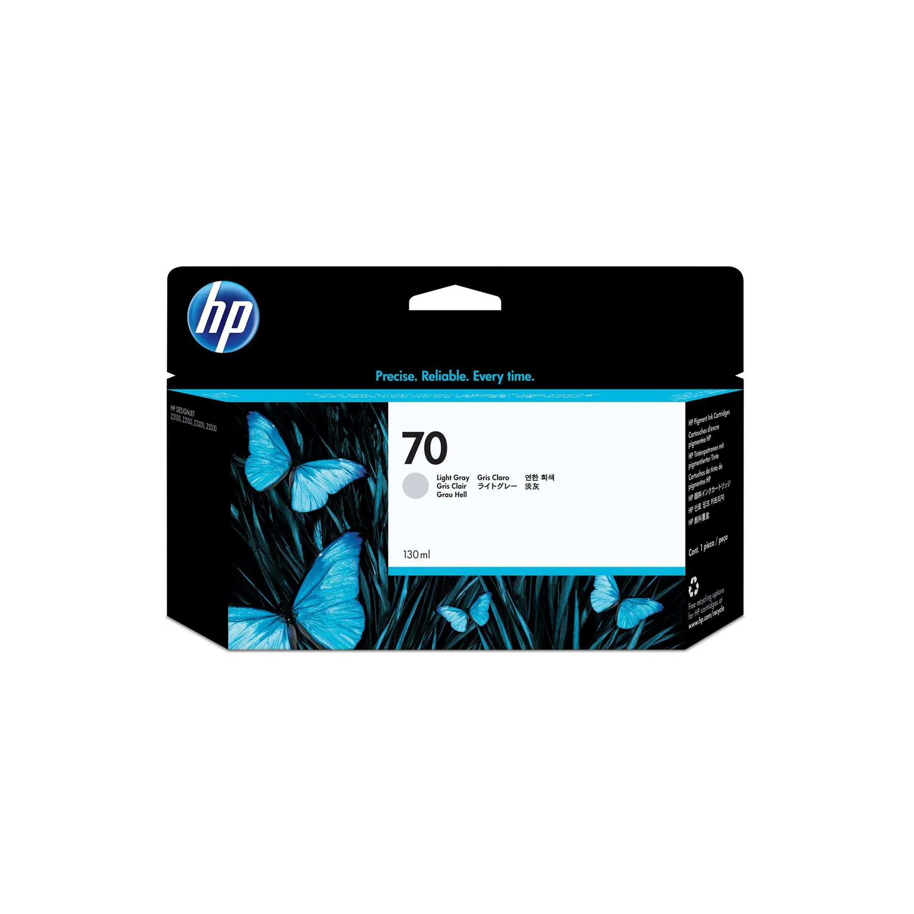 HP Cartridge C9451A, 130 ml, NO70, Light Grey