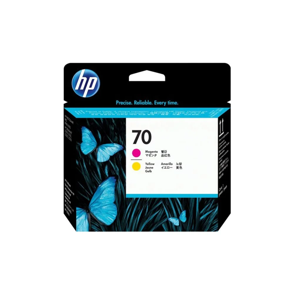 HP Printhead No.70, C9406A, Magenta, Yellow