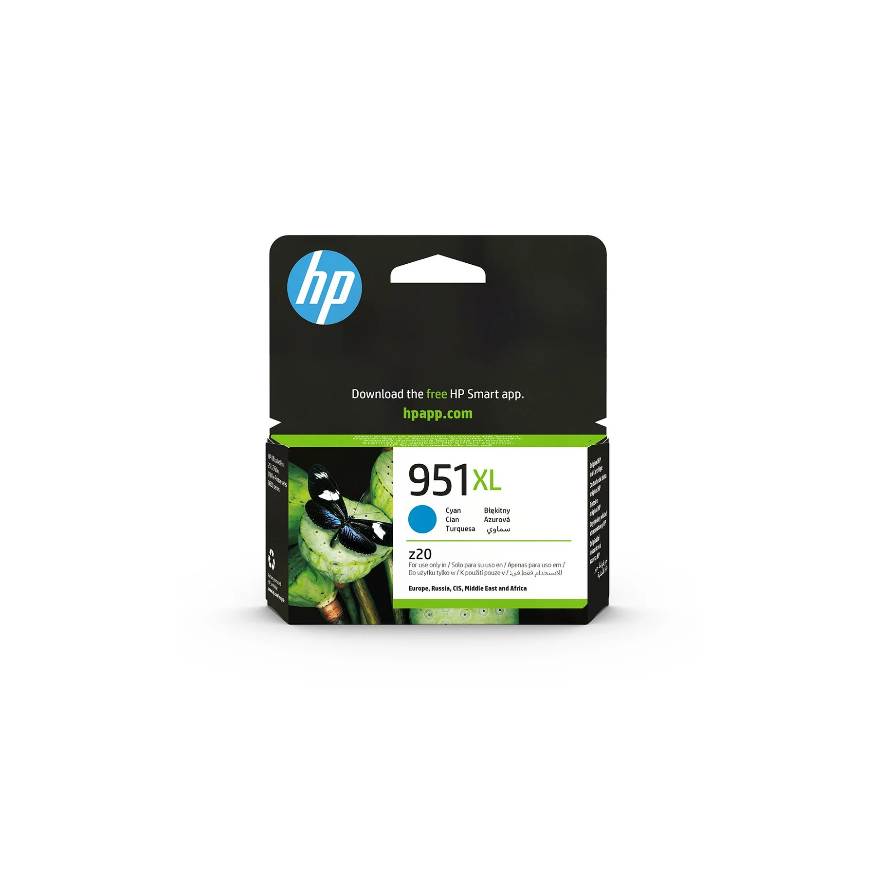 Original cartridge HP CN046AE (No.951XL), 1,500 pages/5%, Cyan