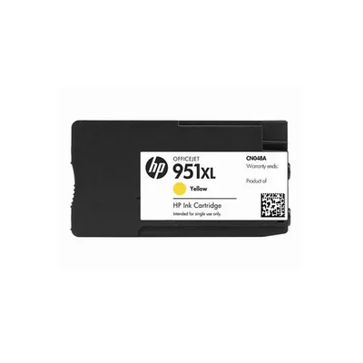 Original cartridge HP CN048AE (No.951XL), 1,500 pages/5%, Yellow